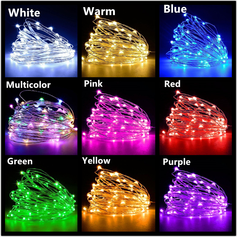 Copper Wire Roll - Guirnalda de Luces LED de Alambre