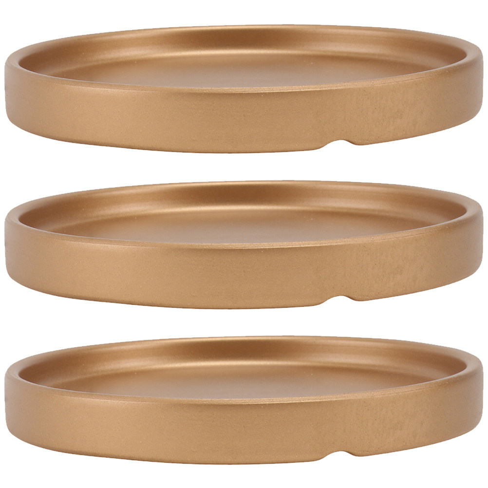 3 piezas: plato para macetas,  - Drip Tray Saucer reseña y precio