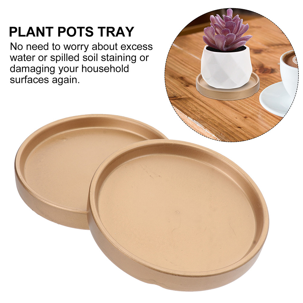 3 piezas: plato para macetas,  - Drip Tray Saucer reseña y precio