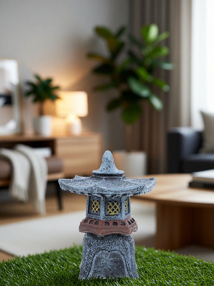 Lámpara de pagoda, estatua de  - Bonsai Garden Landscape Design reseña y precio